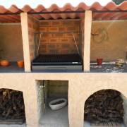tiroir a cendres 80x60 et grille pour barbecue 85x60 manivelle laterale